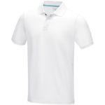 heren polo met korte mouwen gots bio textiel - wit