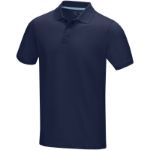 heren polo met korte mouwen gots bio textiel - marine