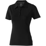 dames polo met korte mouwen blast - zwart