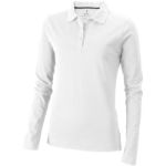 polo lange mouw dames - wit