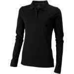 polo lange mouw dames - zwart
