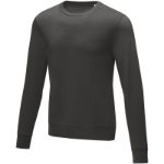 zenon heren sweater met ronde hals - grijs