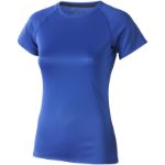 cool fit dames t-shirt selfie - blauw
