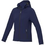 langley dames softshell jas - marine