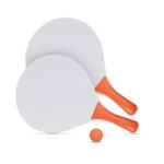 tennisset voor op het strand - oranje