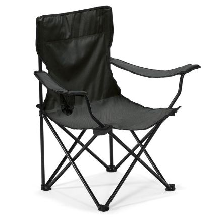 strandstoel covus polyester - zwart