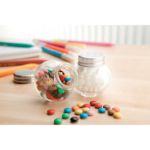 chocolade in glazen potje