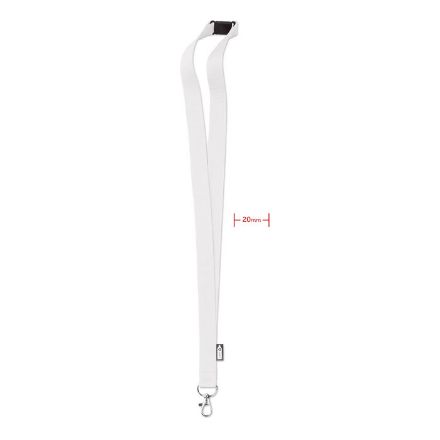 rpet lanyard lany - wit