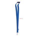 rpet lanyard lany - koningsblauw