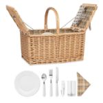 4-persoons rieten picknickmand miom
