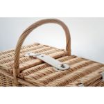4-persoons rieten picknickmand miom