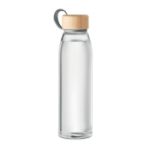 glazen drinkfles 500 ml.