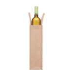 jute wijntas voor 1 fles