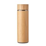 dubbelwandige thermosfles hout 480 ml