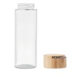 glazen fles 500 ml bamboe dop