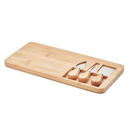bamboe kaasplank set