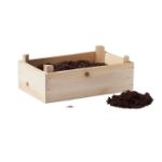 aardbeienpakket in houten krat