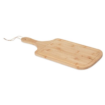 serveerplank van bamboe met groef