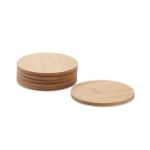 set van 6 bamboe onderzetters bayin