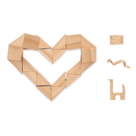 houten puzzel/hersenbreker stukie
