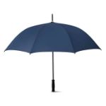 27 inch paraplu van pongee met eva handvat. - blauw