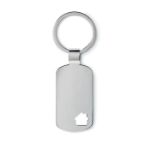metalen sleutelhanger huisje