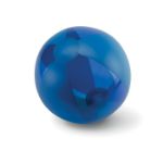 strandbal transparante vlakken. 24 cm - blauw