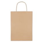 papieren geschenktas. medium. - beige