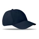 baseball cap van twill katoen. - blauw