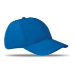 baseball cap van twill katoen. - koningsblauw
