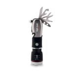 9-delige multitool met led-lamp.