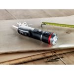 9-delige multitool met led-lamp.