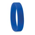 siliconen armband. - blauw