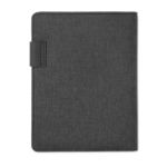 a5 schrijfmap met 4000 mah powerbank en pu magneet