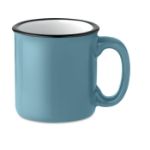 keramische vintage beker. 240 ml - blauw