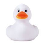 anti-stress eend van pvc. - wit