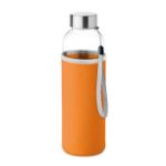 tritan drinkfles neopreen tasje 500 ml - oranje
