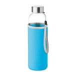 tritan drinkfles neopreen tasje 500 ml - turquoise