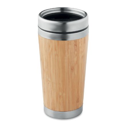 bamboe roestvrijstalen reisbeker 400 ml