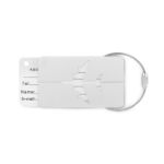 aluminium bagagelabel fed - zilver