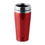 dubbelwandige reisbeker modd 400 ml - rood