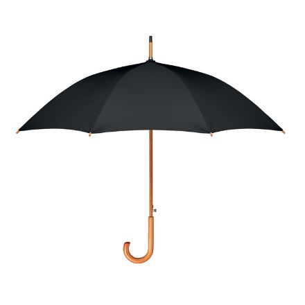 23,5 inch paraplu rpet - zwart