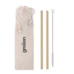 rietje van bamboe met borstel