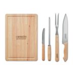 4-delige rvs barbecue set