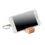 bamboe sleutelhanger en telefoonstandaard