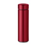 dubbelwandige drinkfles met theezeef 425 ml patago - rood