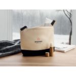 2-kleurige katoenen toilettas lind