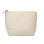 2-kleurige katoenen toilettas lind - beige
