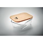 glazen lunchbox bamboe deksel tundra