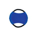 hondenfrisbee katoen - blauw